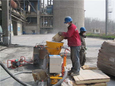 Portable dry shotcrete machine