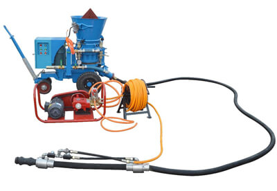Shotcrete used for spraying