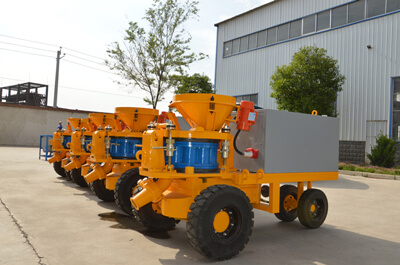 Wet mix shotcrete machine manufacturers