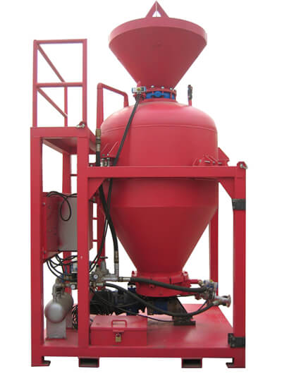 Refractory gunite machine