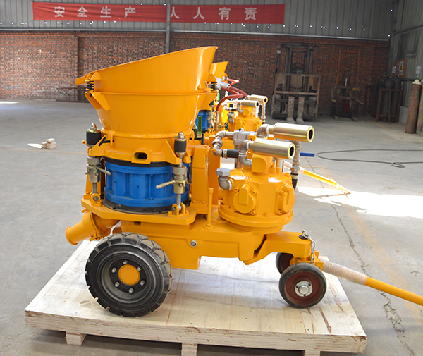 What is your project with the shotcrete machine?