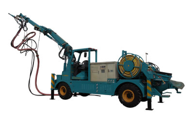 concrete spraying system