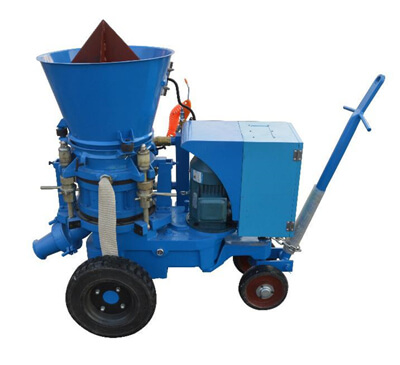 electric refractory gunite machine