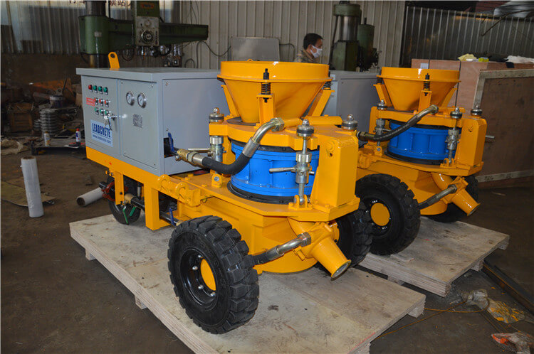 High-performance shotcrete sprayer in building applications